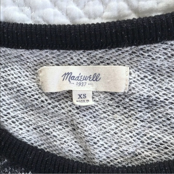 Madewell Black Shadetree Marled Pullover Sweater - Picture 5 of 8